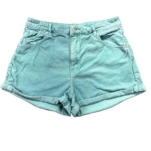 Rolla's Teal Blue Corduroy Shorts Dusters Sz 29 (Fits 29") Beach‎ Summer Outdoor